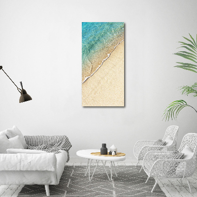 Vertikálny moderný akrylový fotoobraz Morská vlna
