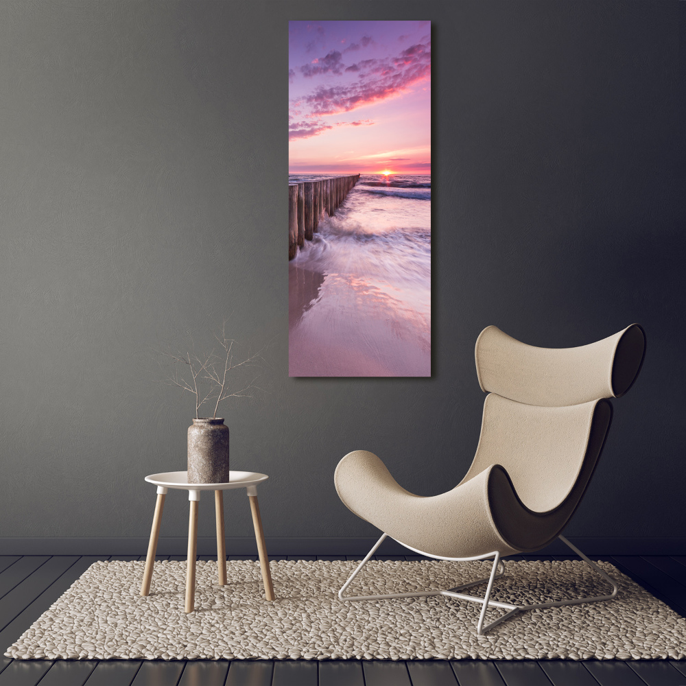Vertikálny foto obraz akrylový na stenu Vlnolam
