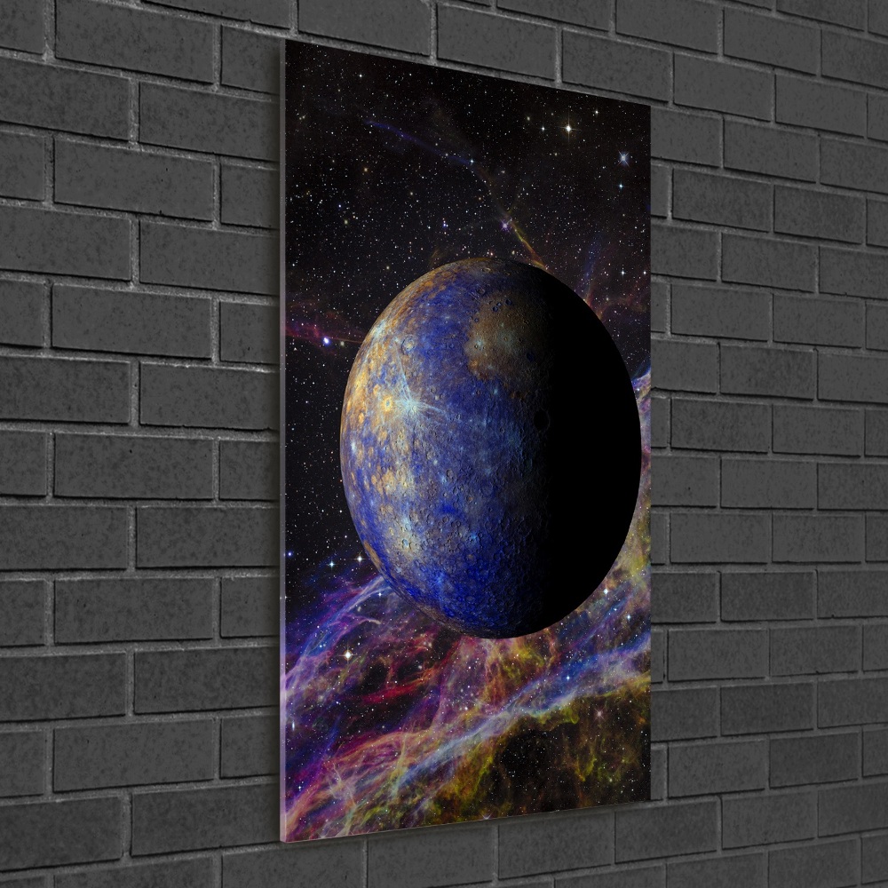 Vertikálny foto obraz akrylový na stenu Merkúr