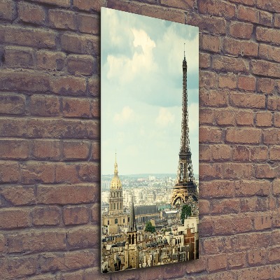 Vertikálny foto obraz akrylový Eiffelová veža Paríž