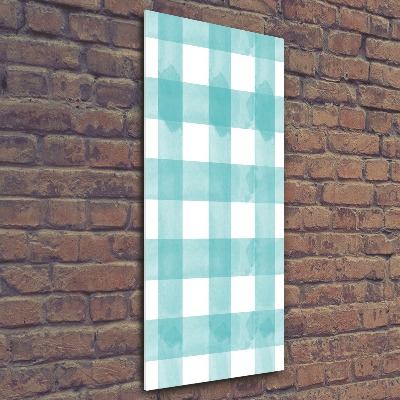 Vertikálny foto obraz akrylové sklo Modrá mreža