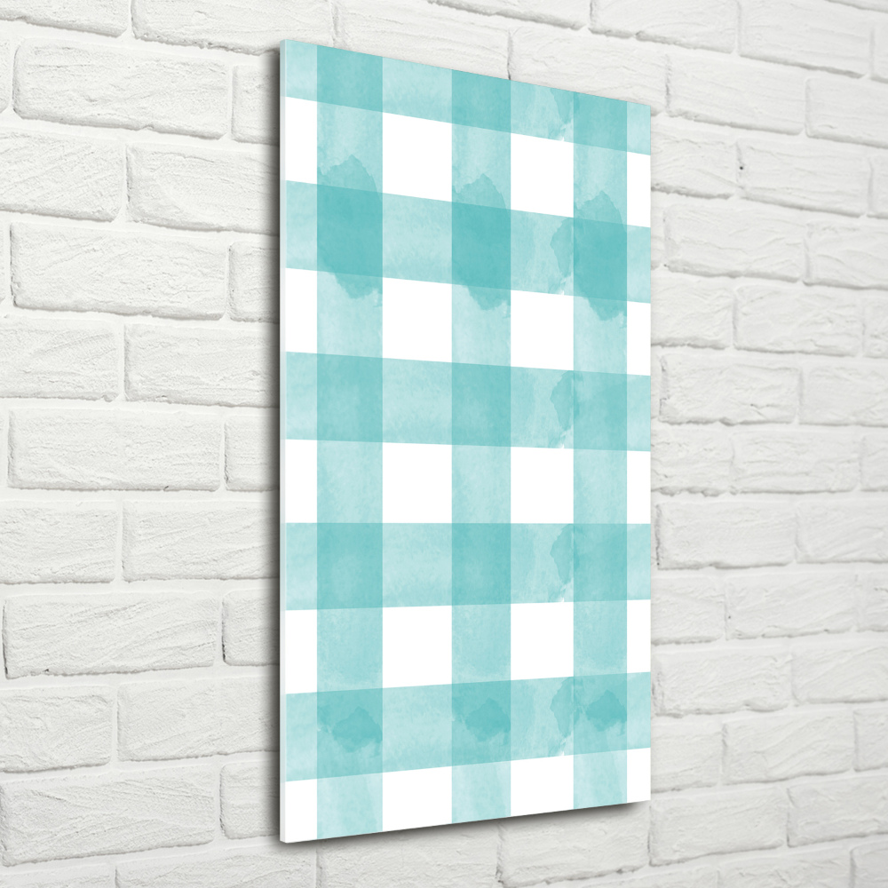 Vertikálny foto obraz akrylové sklo Modrá mreža