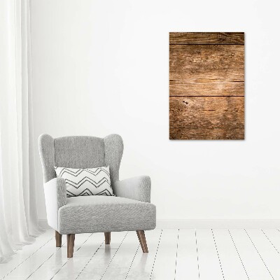 Vertikálny foto obraz akrylový do obývačky Drevené pozadie