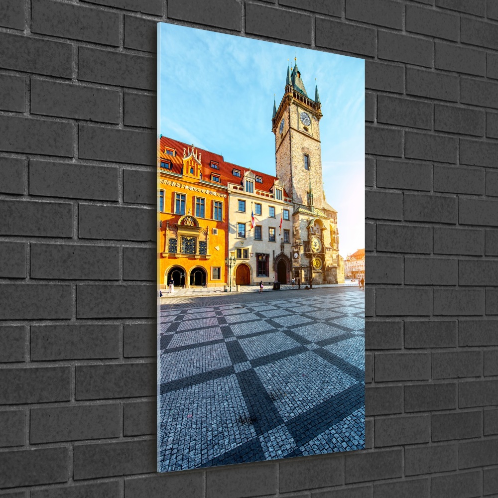 Vertikálny moderný akrylový fotoobraz Praha Česko