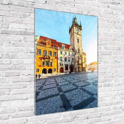 Vertikálny moderný akrylový fotoobraz Praha Česko