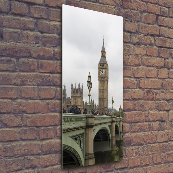 Vertikálny foto obraz akryl do obývačky Big Ben Londýn