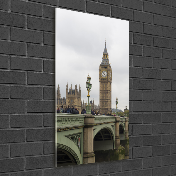 Vertikálny foto obraz akryl do obývačky Big Ben Londýn