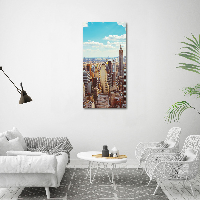 Vertikálny foto obraz akrylový New York