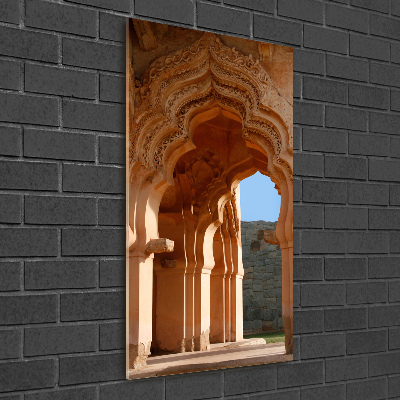 Vertikálny foto obraz akrylový Lotus Mahal Hampi