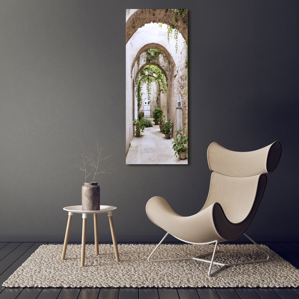 Vertikálny foto obraz akrylové sklo Arkáda na zámku