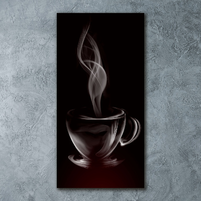 Vertikálny foto obraz akrylové sklo Aromatická káva