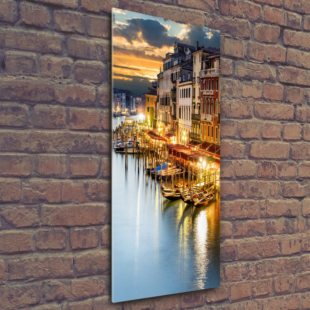 Vertikálny foto obraz akryl do obývačky Benátky Taliansko