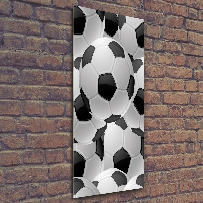 Vertikálny moderný akrylový fotoobraz Futbal