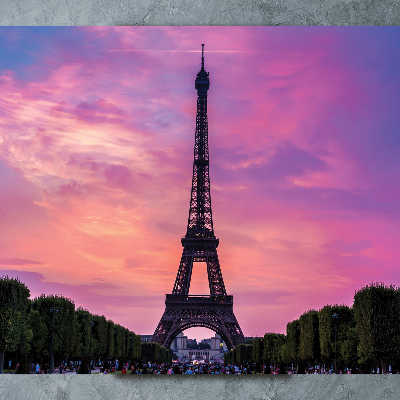 Vertikálny foto obraz akrylový Eiffelová veža Paríž