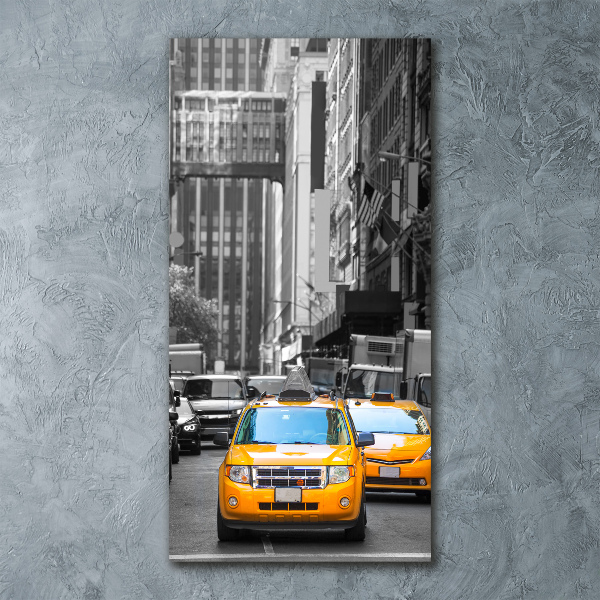 Vertikálny foto obraz akrylový Taxi New York