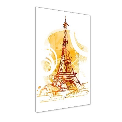 Vertikálny foto obraz akrylový do obývačky Leto v Paríži