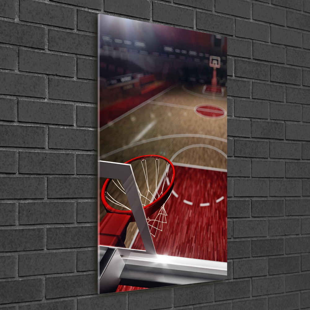 Vertikálny foto obraz akrylový Ihrisko basketbal