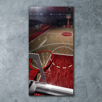 Vertikálny foto obraz akrylový Ihrisko basketbal