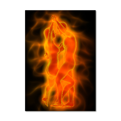 Vertikálny foto obraz akrylový do obývačky Tančnící pár