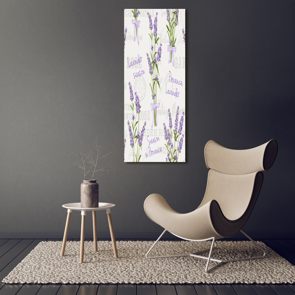 Vertikálny foto obraz akryl zvislý do obývačky Levanduľa