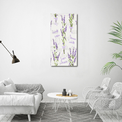 Vertikálny foto obraz akryl zvislý do obývačky Levanduľa