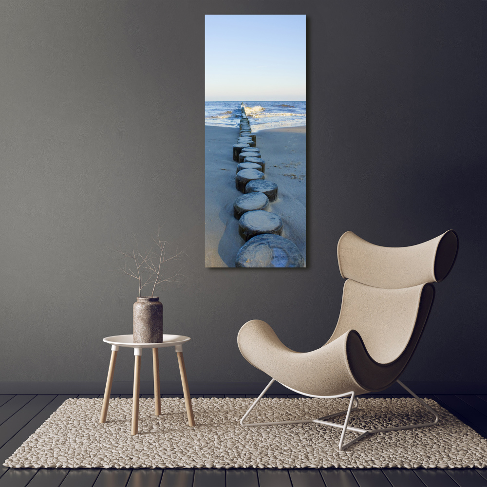 Vertikálny foto obraz akrylový na stenu Vlnolam