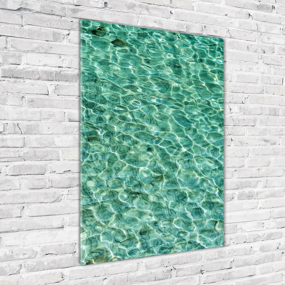Vertikálny foto obraz akrylové sklo Priehľadná voda