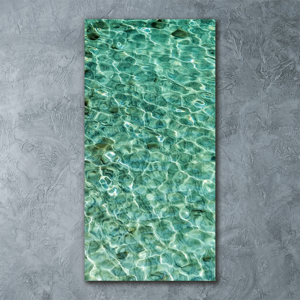 Vertikálny foto obraz akrylové sklo Priehľadná voda