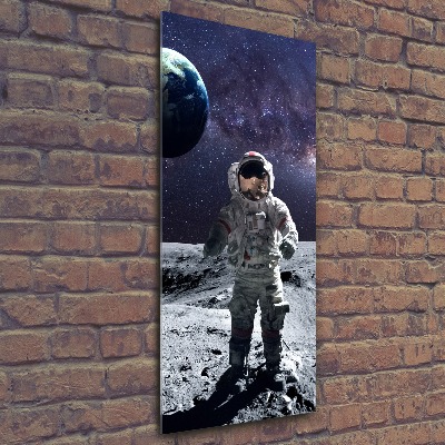 Vertikálny foto obraz akrylový na stenu Astronauta