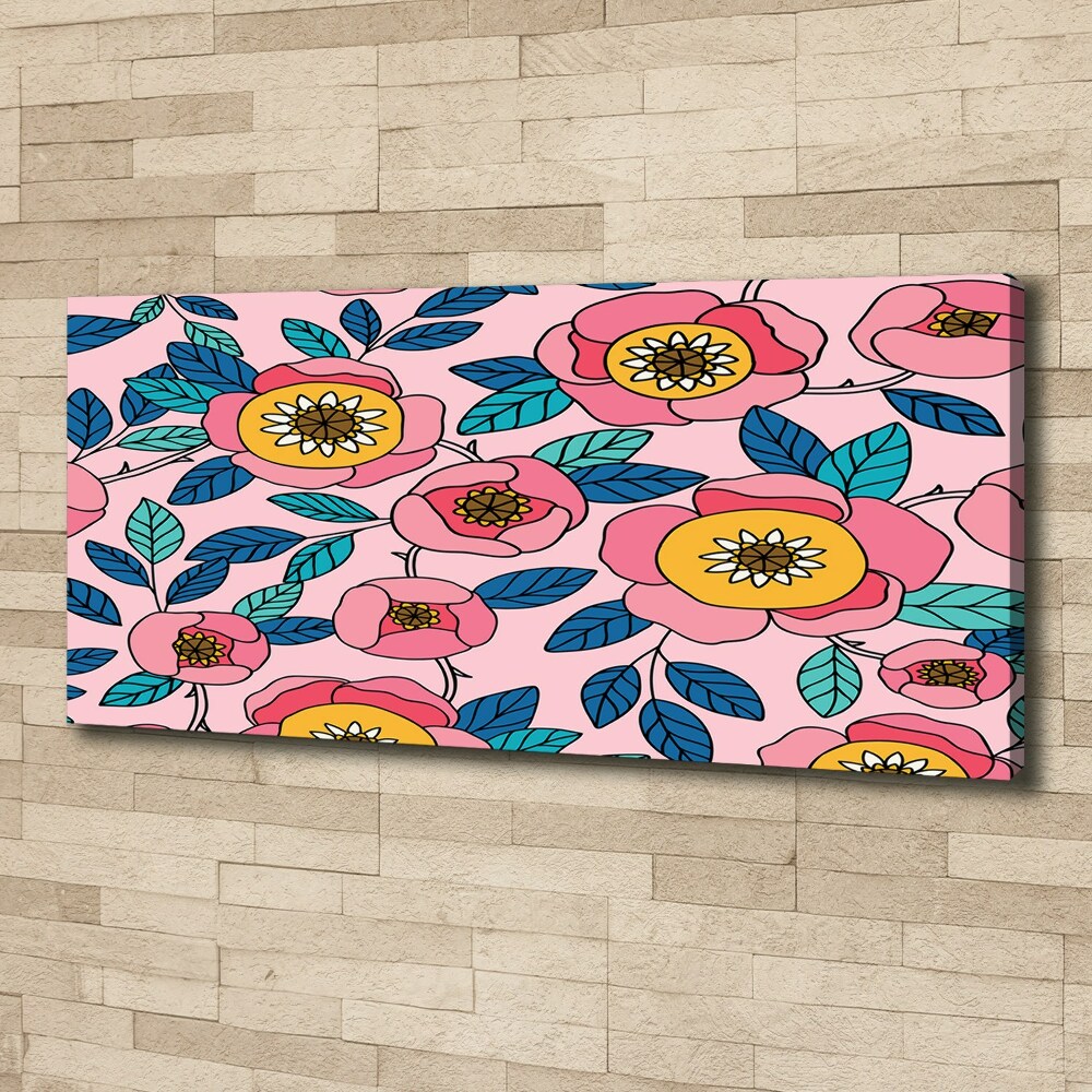 Foto obraz na plátne Ružové kvety