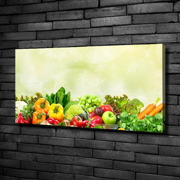 Moderný fotoobraz canvas na ráme Zelenina