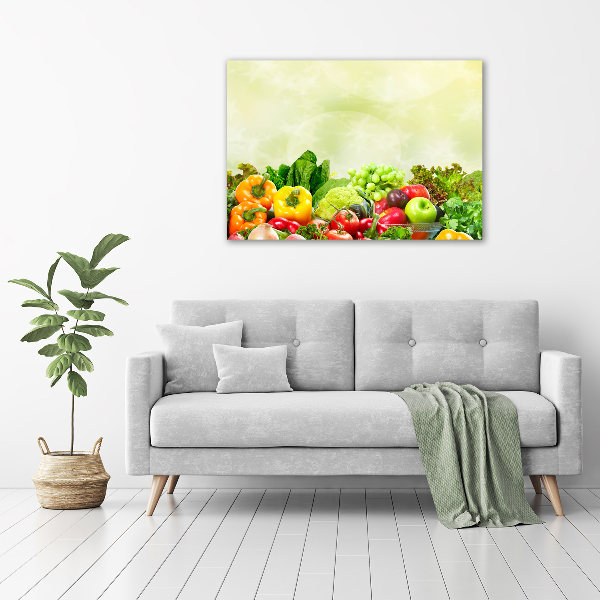 Moderný fotoobraz canvas na ráme Zelenina
