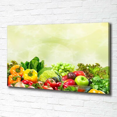 Moderný fotoobraz canvas na ráme Zelenina