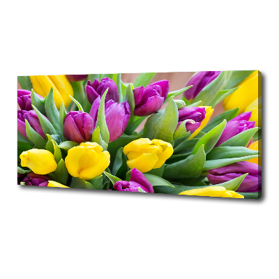 Foto obraz canvas Farebné tulipány