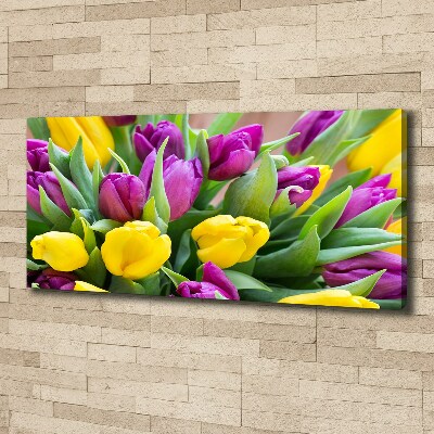 Foto obraz canvas Farebné tulipány