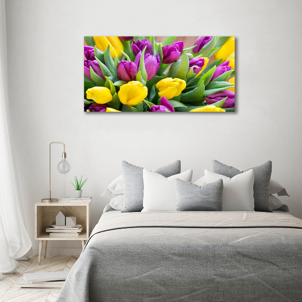 Foto obraz canvas Farebné tulipány