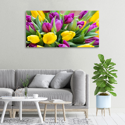Foto obraz canvas Farebné tulipány