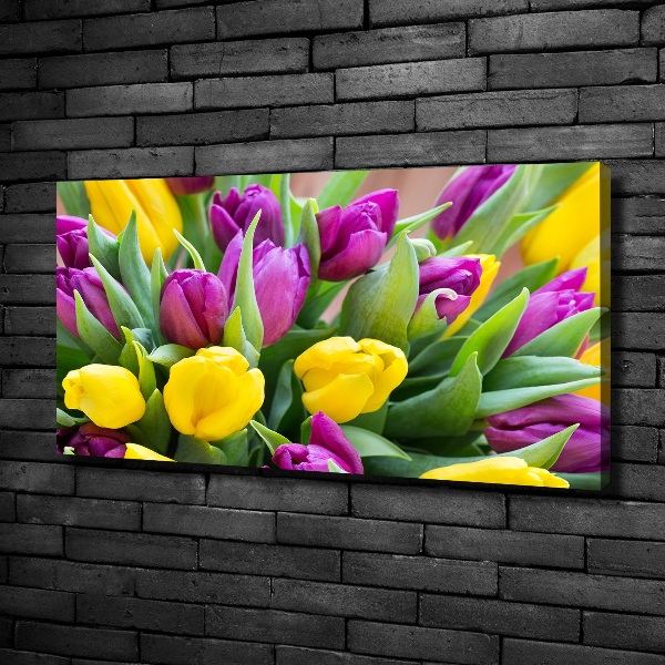 Foto obraz canvas Farebné tulipány