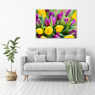 Foto obraz canvas Farebné tulipány