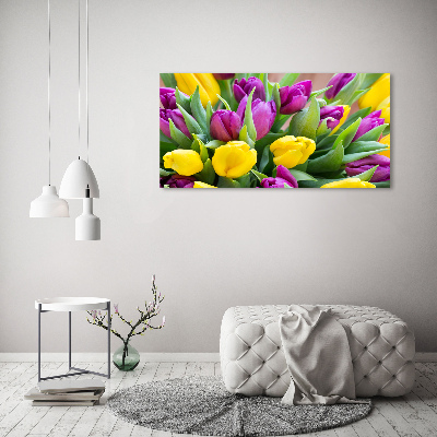 Foto obraz canvas Farebné tulipány