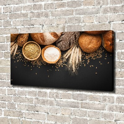 Foto obraz na plátne Pečivo a pšenice