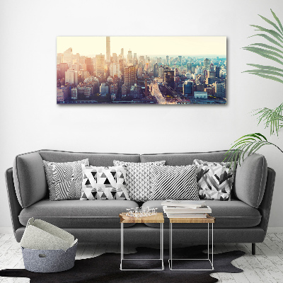 Moderný obraz canvas na ráme New York vtáčie pohľad