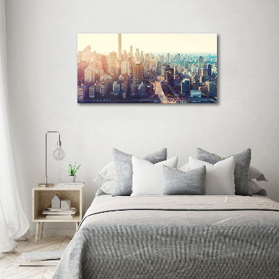 Moderný obraz canvas na ráme New York vtáčie pohľad