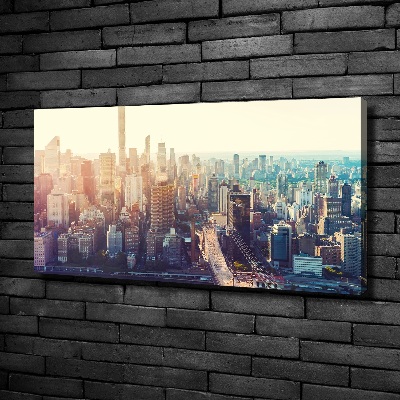 Moderný obraz canvas na ráme New York vtáčie pohľad