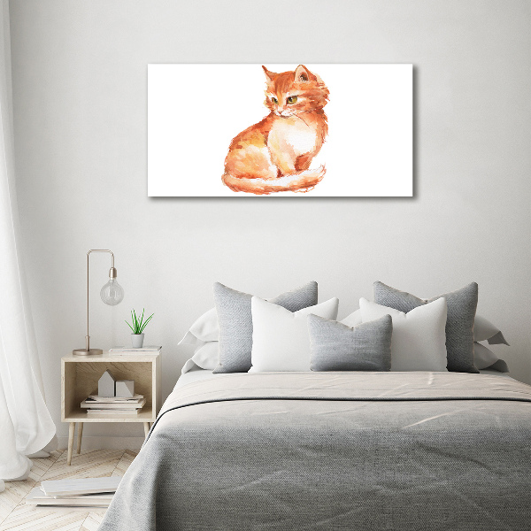 Foto obraz na plátne Červená mačka