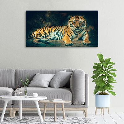 Foto obraz na plátne Tiger v jaskyni