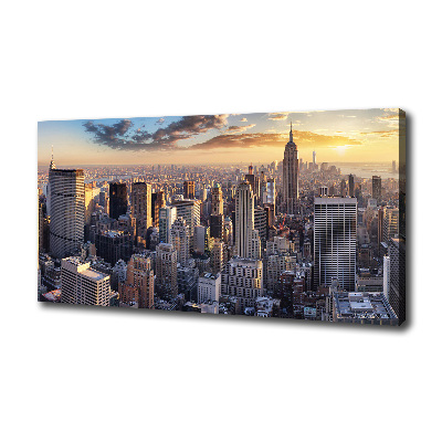 Foto obraz na plátne New York vtáčie pohľad