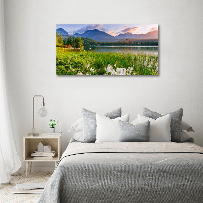 Foto obraz canvas Jazero v harách