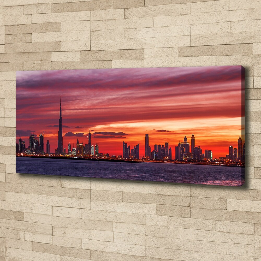 Foto obraz na plátne do obývačky Západ slnka Dubaj