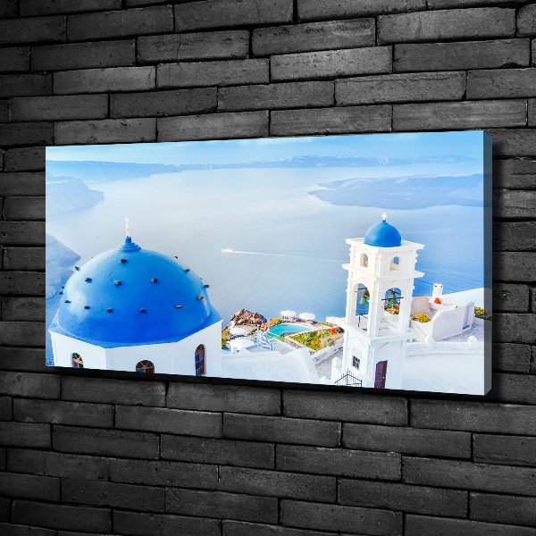 Moderný fotoobraz canvas na ráme Santorini Grécko